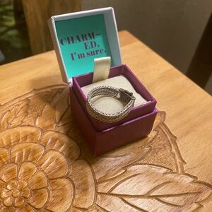 Lori Bonn foxtail Sterling ring shank